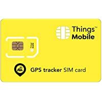 Los mejores  - Tarjeta SIM para GEOLOCACIÓN GPS TRACKER - Things Mobile - cobertura global- red multioperador GSM-2G-3G-4G- sin costes…
